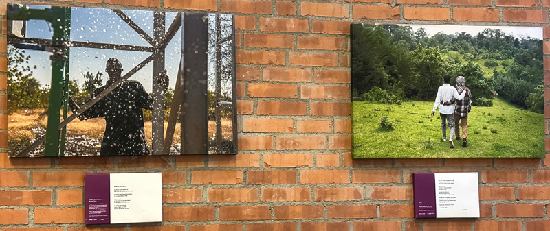 Bilder fra utstilling p&aring; kirketorget