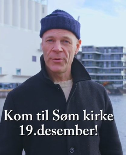 Asbjørn Ribe promoterer sin julekonsert 19.12.25