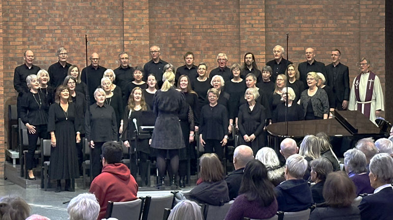 Søm kirkekor synger i Søm kirke