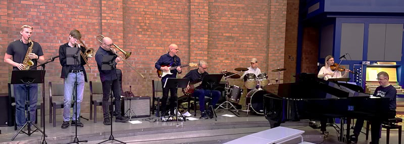 Et band med tr&oslash;kk