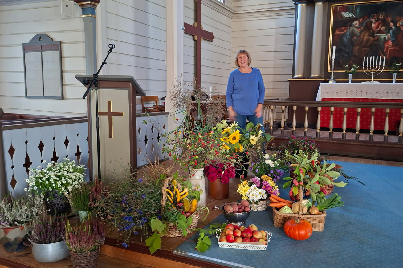 Karen Torhild Wrånes - høsttakkefest i Randesund kirke