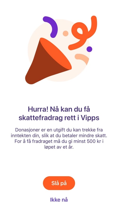 Du kan få skattefradrag rett i Vipps