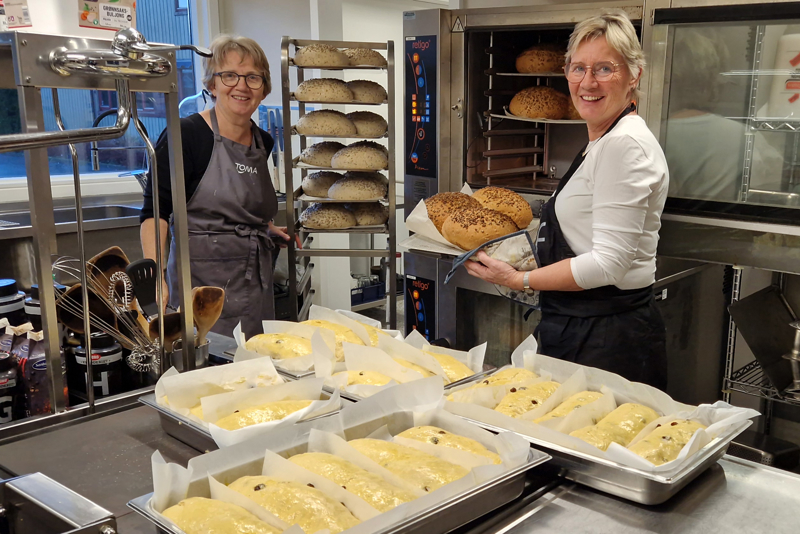 Noen var tidlig oppe for å bake