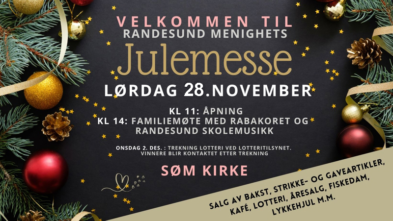 Julemessa - loddsalget er i gang!