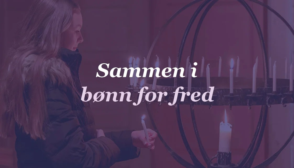 Sammen i bønn for fred
