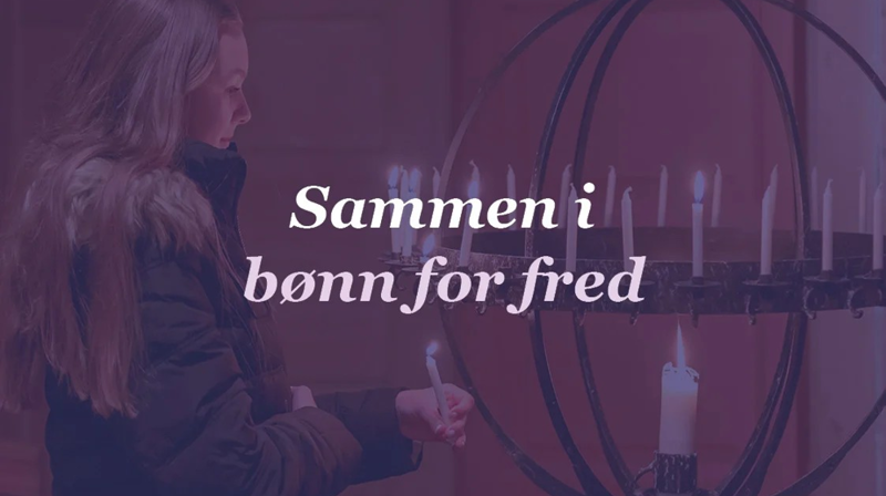 Sammen i bønn for fred