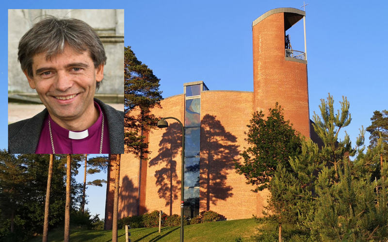 Søm kirke + biskop Stein