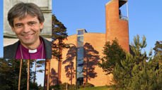 Søm kirke + biskop Stein