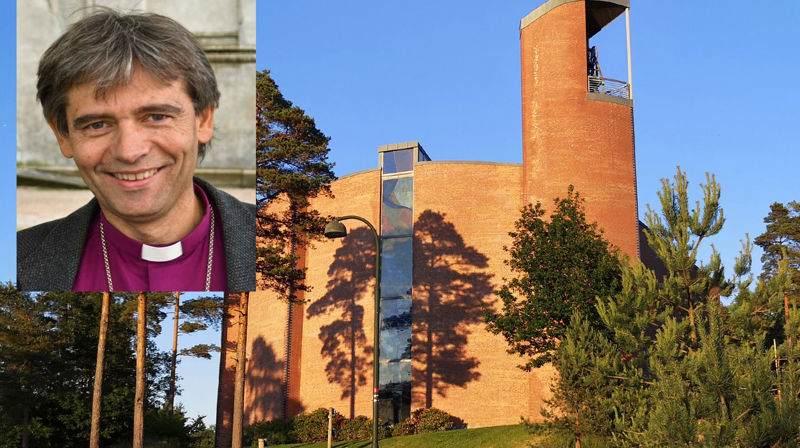 Søm kirke + biskop Stein