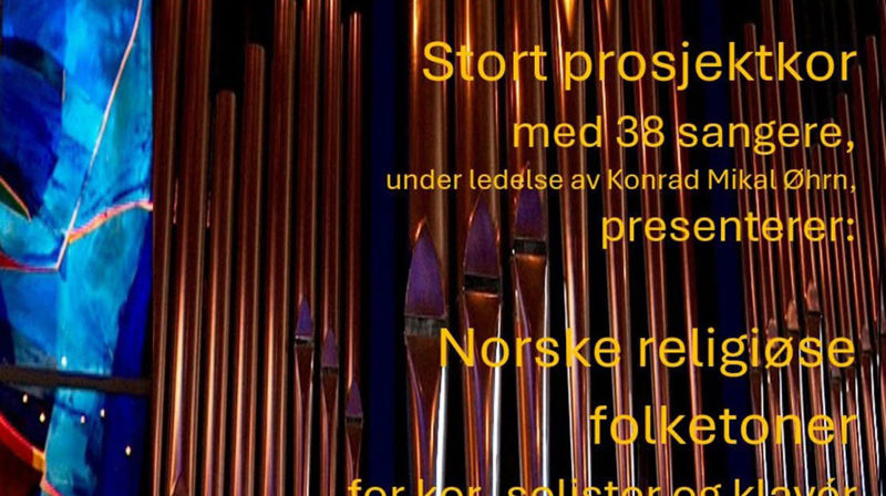 Stort prosjektkor i Søm kirke 19. april