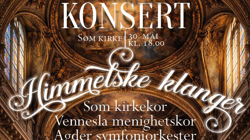 Himmelske klanger . konsert 30. mai