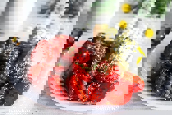 Jordbær og is - kjempegodt