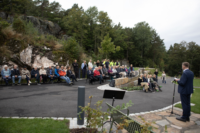 Den nye gravplassen i Randesund er åpnet