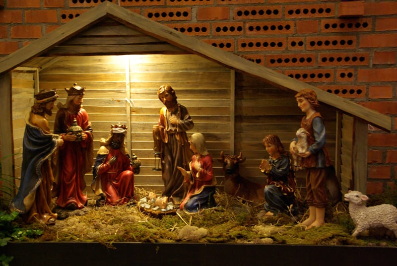 Julekrybben i Søm kirke