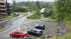 Parkeringsplassen øst for Søm kirke