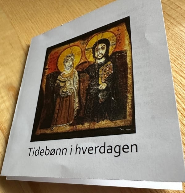 Folder med tidebønner i hverdagen