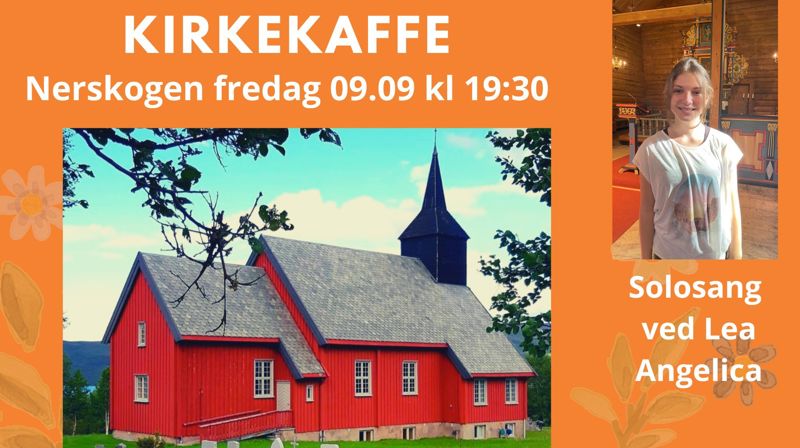 Velkommen til kveldsgudstjeneste i Nerskogen kapell, fredag 9 Sept kl 19:30