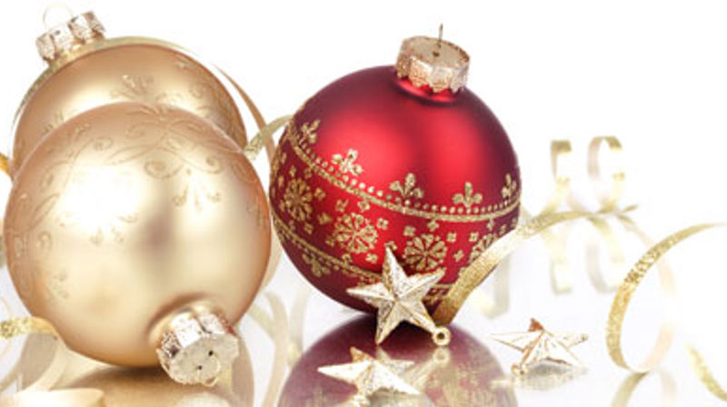 Julestengt ved Menighetskontoret