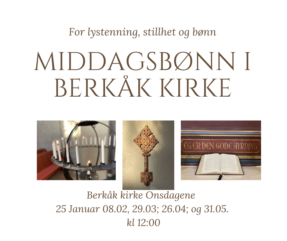 Middagsbønn onsdag 31 Mai kl 12:00