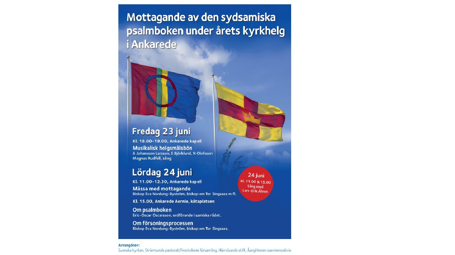 Saalmegærja - Sørsamisk salmeboke lanseres i Ankarede