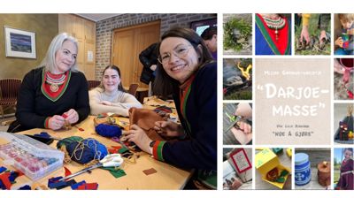 Menighetspedagog Meerke Krïhke Leine Bientie, Maria Victoria Bientie Bygget og Ellen Sara Reiten Bientie. Foto: Vigdis Aanderaa Aakre