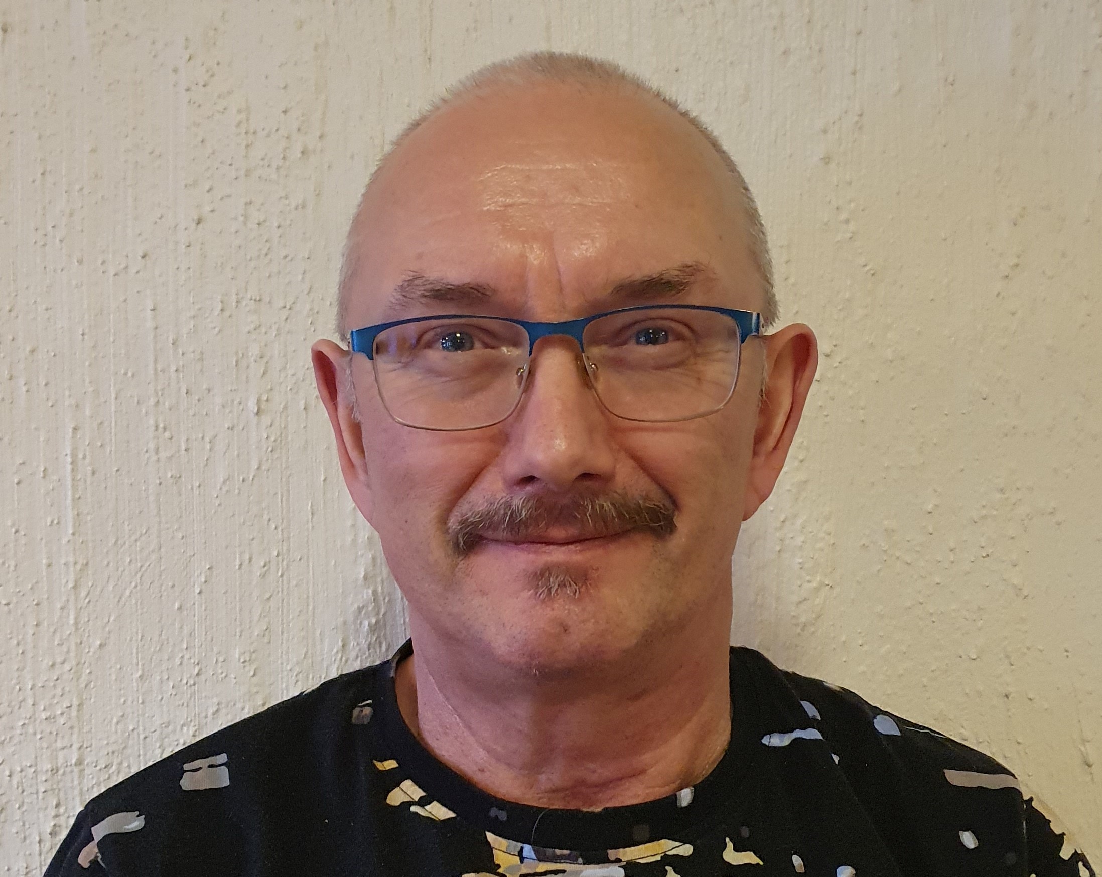Vår nye gravlundsarbeider/vaktmester Arne Martin Dahl