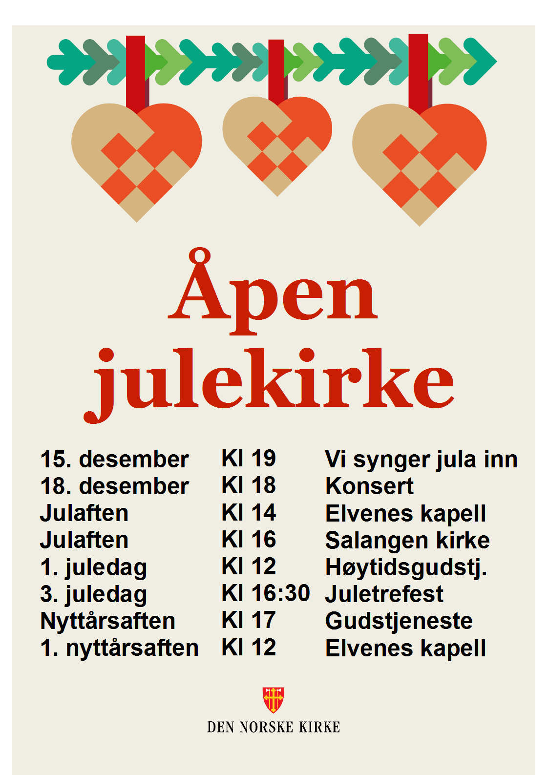 Åpen julekirke
