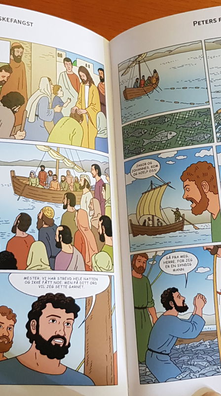 Utdeling av barnebibel