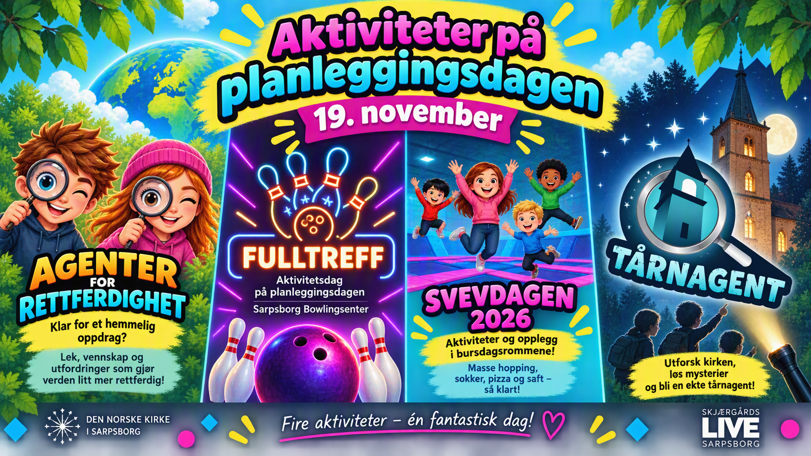 Aktivteter på planleggingsdagen 19. november!