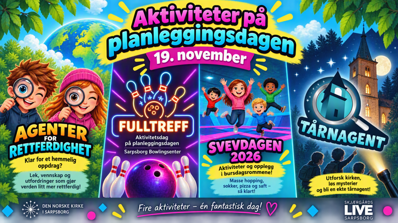 Aktivteter på planleggingsdagen 19. november!
