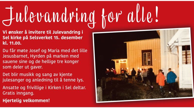 Velkommen til Julevandring