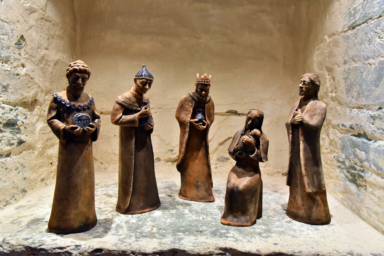 Ny julekrybbe i Skaun kirke