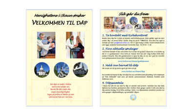 Infobrosjyre om dåp