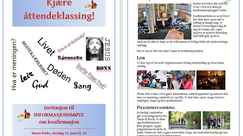 Konfirmasjon 2018
