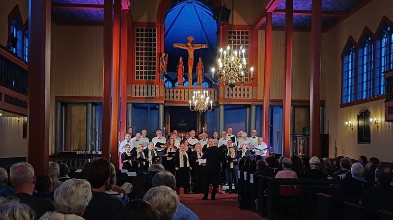 En kveld fylt med sang i Børsa kirke