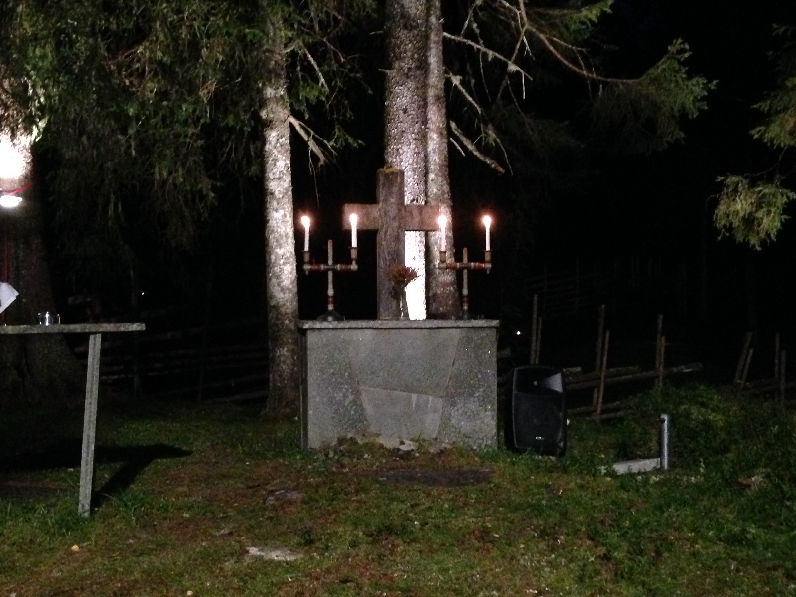 Megardsvandring i kveldsmørket