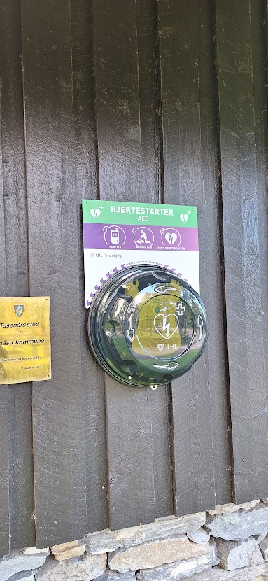 Hjertestarter i Soknestuggu