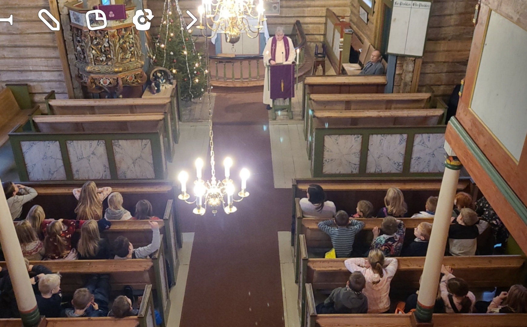 Skolegudstjeneste Bagn kyrkje