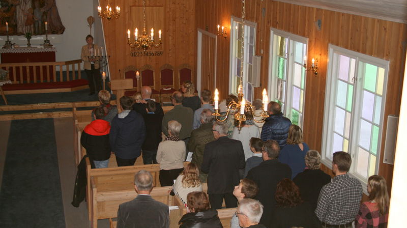 Gudstjeneste i Reinli kapell