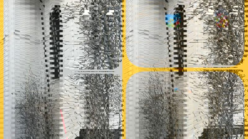 Påsketreet ved Sortland kirke