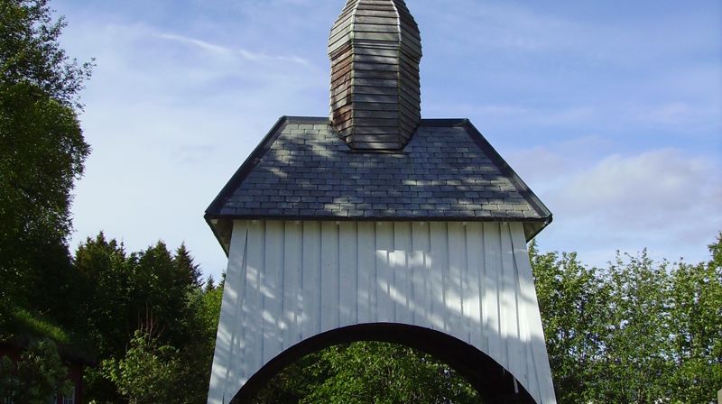 Friluftsgudstjeneste ved Klokketårnet i Sortland.