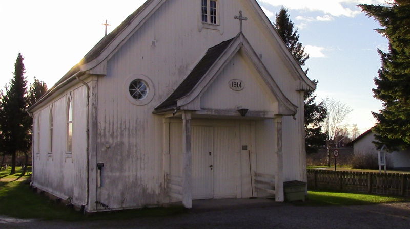 Dugnad for vask av kapellet utvendig