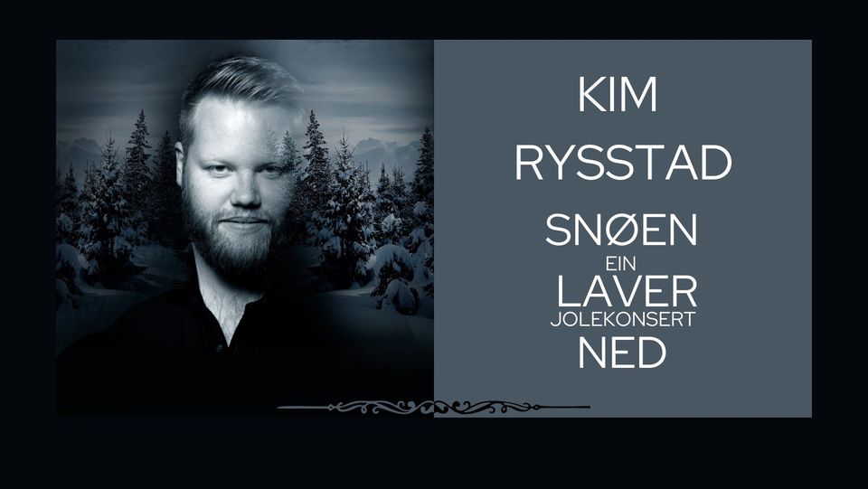 ****AVLYST**** Julekonsert med Kim Rysstad. Stange kirke 20.12.2021 kl 19:00