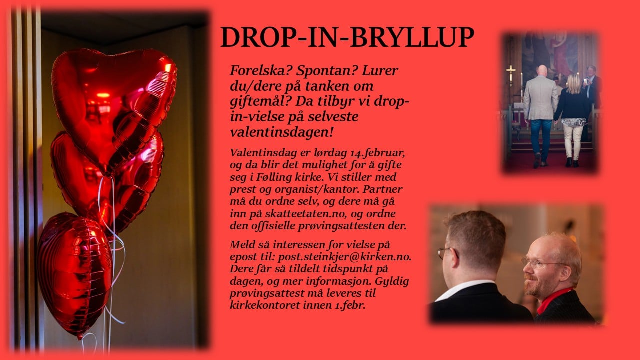 Drop-In-Bryllup