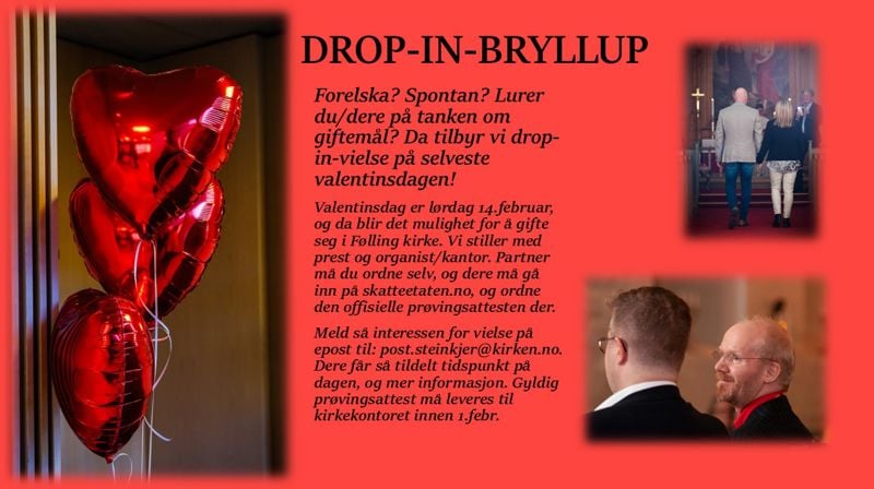 Drop-In-Bryllup