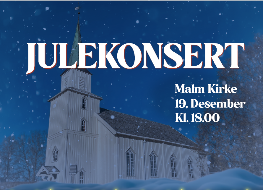Julekonsert i Malm kirke 19. desember 2023 kl. 18:00