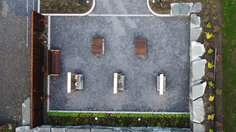 Navnet minnelund - Egge gravplass