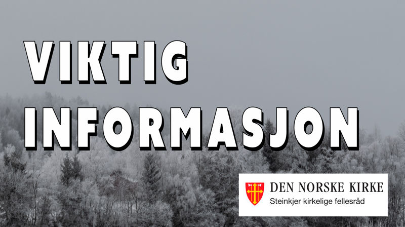 Ingen gudstjenester i perioden 4. - 18. januar