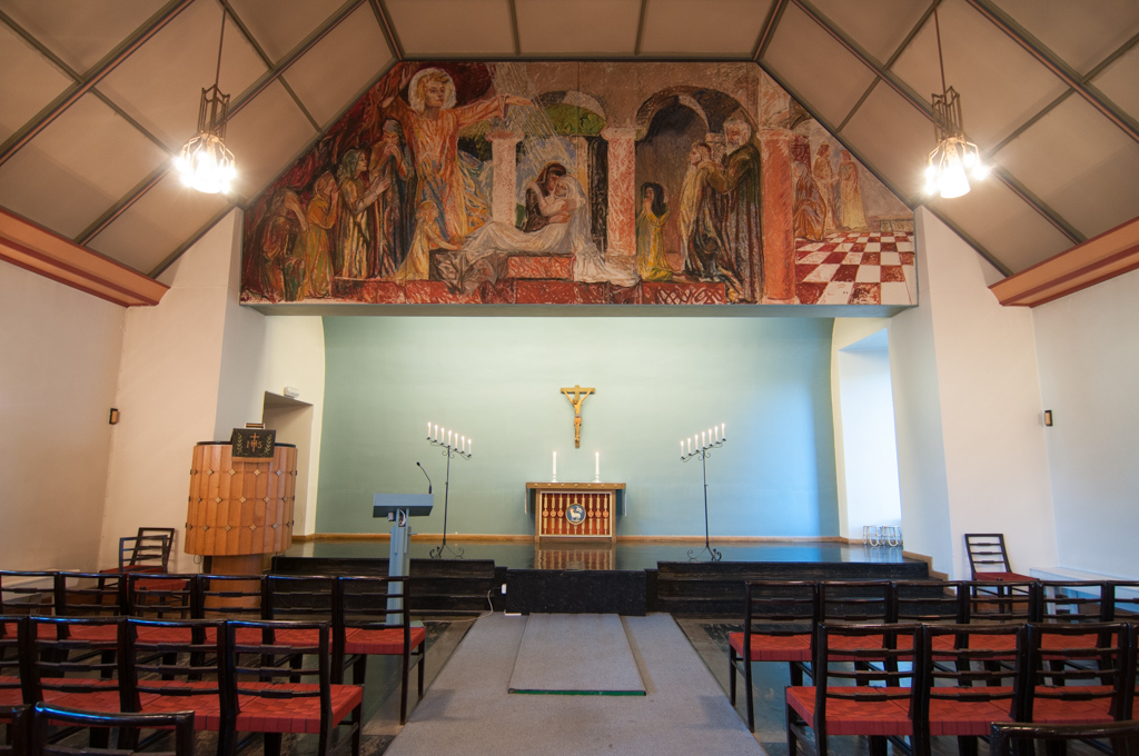 Kapellet tilgjengelig for  seremonier