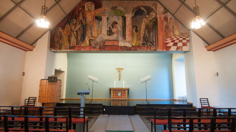 Kapellet tilgjengelig for  seremonier